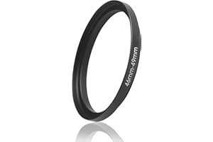 Ares Foto® STEP UP Filter Adapter, anello adattatore del filtro, In alluminio fresato a CNC (46mm – 49mm)