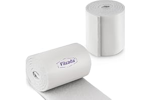 Filzada® 2x Feltrini autoadesivi - Rotolo (100 x 10 cm) - Bianco - Feltro per mobili professionali scivola con adesione ideale