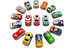 BECILES 15 sztuk stopów zabawkowych samochodów, małe samochodziki, zabawkowe samochodki, zestaw do odciągania, metalowe mini zabawki, mini zabawki do zabawy dla małych dzieci, chłopców i dziewczynek