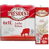 Pr&eacute;sident - Pr&eacute;sident Whole Milk, Natural Milk from Galicia, Source of Calcium and Protein, Gluten Free, Animal Welfare, Pack