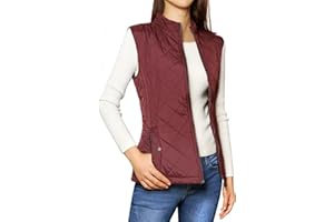 Allegra K Día de San Patricio Chaleco Acolchado Ligero Con Cremallera Y Cuello Alto Para Mujer