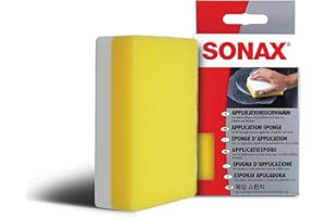 SONAX Spugna d'applicazione (1 pezzo) per una stesura uniforme e accurata di polish e cere sulle parti esterne del veicolo | Art. N. 04173000
