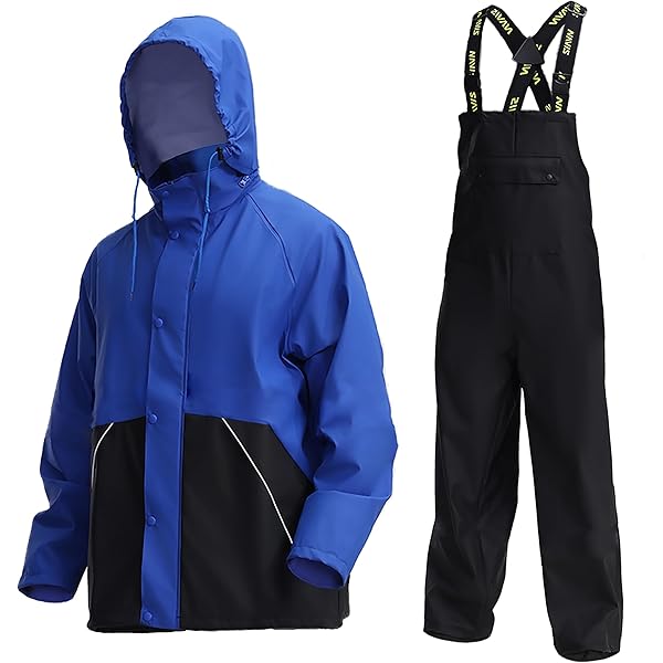 33,000ft Regenpak voor dames en heren, reflecterend, waterdicht, opvouwbaar, winddicht, regenbroek met binnennet, waterafstotende regenkleding voor vissen, wandelen, kamperen, zwart, M