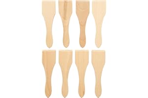 Chinchilla® 8x Set di spatole per raclette | Complemento per un'accogliente cena a base di raclette con la famiglia e gli amici | Robusta spatola in legno | Pratici accessori per raclette | Made in EU