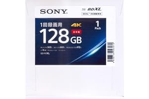 BLU INNOVATION Blu-ray BD-R XL 128GB, 1 STK. im Kartonsleeve, 4X, bedruckbar mit Tintenstrahl, weiß, Made in Japan