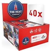 THE HEAT COMPANY El ısıtıcı &ndash; 10 veya 40 &ccedil;ift &ndash; ekstra sıcak &ndash; cep ısıtıcı ısıtıcı pedler &ndash; parmak ısıtıcı: 12 saat sıcak ell