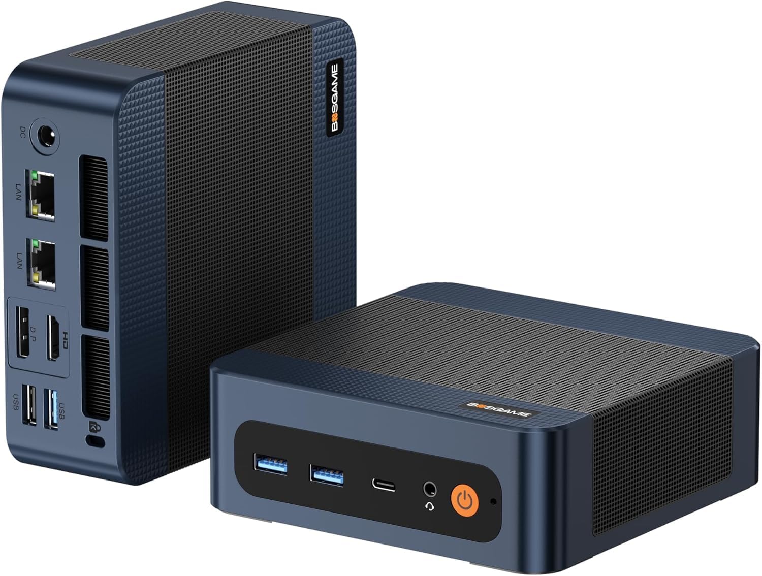 BOSGAME P3 Mix Mini PC Gaming, AMD Ryzen 5 7640HS (up to 5.0GHz) 16GB DDR5 512GB PCIe3.0 SSD Mini Computer,4K Display HDMI+DP+USB4, 2.5G Dual LAN, WiFi 6E, BT5.2,Dual Ethernet for Home Office
