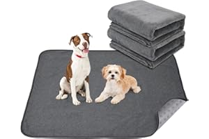 PICK FOR LIFE Lot de 2 tapis de dressage lavables pour chiots, 122 x 122 cm, absorption rapide pour chiots, chiens âgés ou incontinents