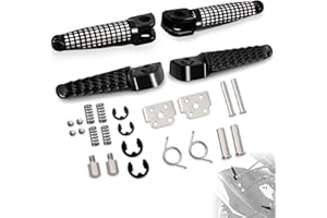 Hokuotolite Estriberas, reposapiés trasero y conductor delantero para zr800 2013-2015, z1000 abs 2014-2016, z1000 2010-2013, ninja zx 6r 2010-2023