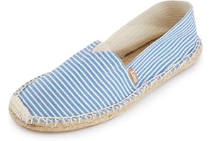 Kentti Uomo Striscia Multicolore Piatto Espadrillas