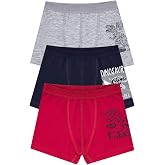 &Ouml;TS Premium 3-Piece Boys Boxer, Cotton Fabric, Flexible Mold, Quality Boxer, Underwear, Underwear, Laundry