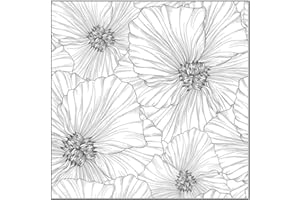 YFairy - Silicone Clear Seal Stamp, Flowers Background, DIY, Scrapbooking, Embossing Photo Album Decoration, Paper Card Making, Craft Handmade Gift