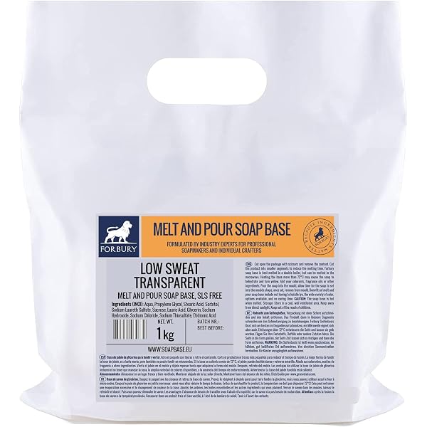 Base Sapone Glicerina 10 Kg - Senza SLS, Per Sapone Fai Da Te, Bianco E Idratante