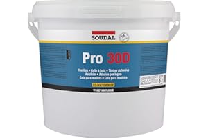 Soudal Colle à bois Pro 30D - adhésif à dispersion - Étanche - 5 kg