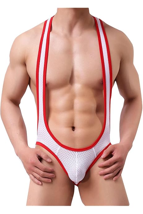 Costume Lutte Body RUMAOZIA Combinaison De Lutte Homme - Shapewear Sport String Une Pièce - Sous-vêtement Athletic Singlet Homme Costume Lutte Body RUMAOZIA Combinaison De Lutte Homme - Shapewear Sport String Une Pièce - Sous-vêtement Athletic Singlet Homme