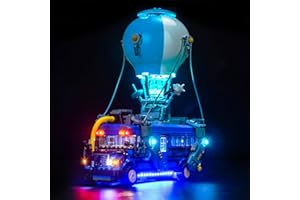 LocoLee Set di luci compatibili con autobus da battaglia Lego 77073, set di luci compatibili con Lego Fortnite Battle Bus
