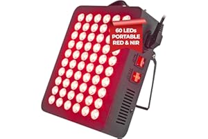 Nebula 300W Red Light Therapy Desktop Device - Adjustable Arm, 60 High-Intensity 660/850nm LEDs, RED & NIR Mode Selector, Portable Infrared Light Therapy Lamp for Wellness