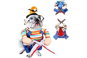 Shyllin Costumi Halloween Cane, Vestiti Cani, halloween Divertente Cane Party Vestiti, Abbigliamento per Cani, Costume da Animale Domestico Halloween, Dog Awful Costume Pet, Costume Halloween Cani
