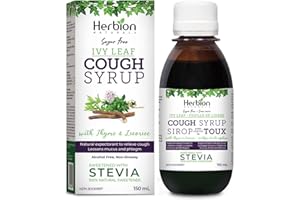 HERBION NATURALS Herbion Natural Syrup sirop contre la toux au thym, 150 ml - pour adultes et enfants à partir de 4 ans