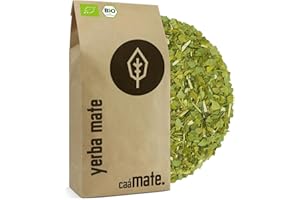 ‎CAÁMATE. Yerba Mate Tee BIO 1KG ● Das Original ● gereift ● ungeröstet ● luftgetrocknet ● rauchfrei ● plastikfrei ● fair ● Matetee aus Mateblättern, Mateaststückchen und Mateblattpulver ● DE-ÖKO-006