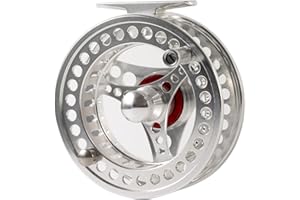 ANGLER DREAM EX-ALC Fly Reel 3/4 5/6 7/8 9/10WT CNC Machined Aluminum Fly Fishing Reels Silver/Gunsmoke Fly Reels