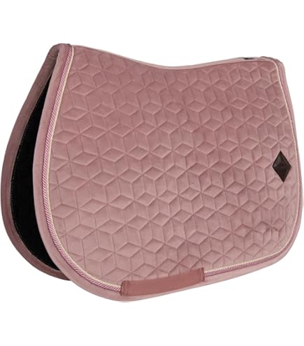 Kentucky Satteldecke Samt - Dunkelgelb Für Pferde