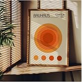 Fark Tanıtım Bauhaus &Ccedil;er&ccedil;evesiz Poster, Modern Dekoratif &Ccedil;er&ccedil;evesiz Poster, Tablo, Bauhaus-12, 30 x 40