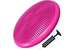 ONEX Wobble Cushion Non-Slip Balance Board Inflatable With Air Pump For Core Training Fitness Exercise Sliding Plate For Yoga Stability Disc Balance Pad Ankle Knee Board