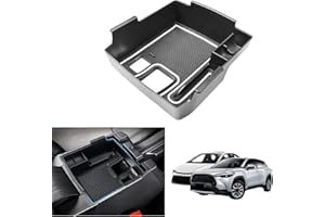 MEDZUK 4 kolory Pokrowiec na podłokietnik Dopasowany do Toyota Corolla E210 | Cross | Touring Sports 2019-2023 2024, pudełko do przechowywania na konsolę środkową, organizer na rękawiczki, tacka z