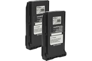 vhbw 2 x batteri ersättning för Icom BJ-2000, BP-232, BP-232H, BP-231, BP-231N, BP-230, BP-230N för radio, Walkie Talkie (2200 mAh, 7,4 V, Li-Ion)