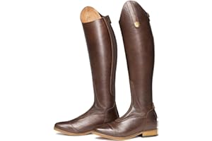 Lockenstab Women Men Equestrian Boots Retro Lace Up PU Leather Knight Boots