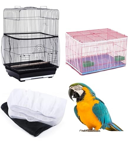 Coperture Per Gabbie Uccelli - Rete Nylon Regolabile, 2 Pezzi, Ventilata - Foto 9