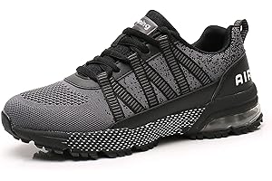 sotirsvs Hombre Mujer Air Zapatillas de Running para Zapatos para Correr y Asfalto Aire Libre y Deportes Calzado Ligeros y Transpirables 34-46 EU