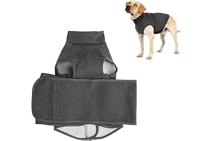 QCWWY Kurtka PrzeciwlęKowa dla Psa, Kamizelka PrzeciwlęKowa dla Psa Komfortowa Kurtka PrzeciwlęKowa dla Psa (S)