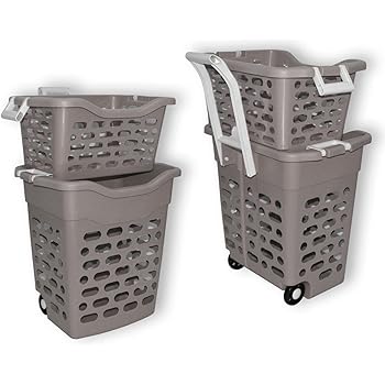 laundry basket on wheels amazon