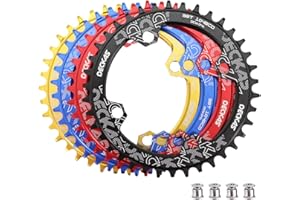 DJC COMPONENTS DJC Bike Chainring 104mm BCD Round/Oval MTB 104BCD 30T to 52T 7/8/9/10/11/12 Speed Narrow Wide Tooth Aluminum 7075 Super Lightweight 30T 32T 34T 36T 38T 40 42 DH XC Trail Fat Bike Ebike