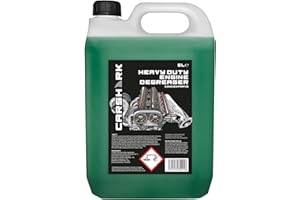 CARSHARK Engine Degreaser 5 litre Concentrate, Heavy Duty Formula, Use on All Engines