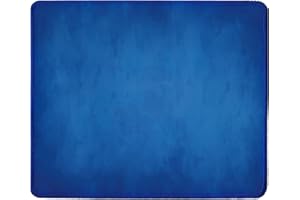 Silent Monsters Tappetino Mouse, Taglia L (360 x 250 mm) Disegno blu con Bordo Cucito, per Ufficio Mouse e Gaming Mousepad