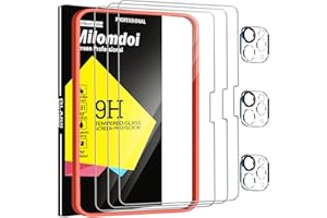 Milomdoi 3 Piezas Protector de Pantalla para iPad Pro 13 Pulgadas 2024 Accesorios Cristal Templado con Bandeja Instalación Fácil con 3 Piezas Protector de Lente de Cámara Funda Case Carcasa Amistoso