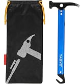 TAGVO Camping Hammer, Multifunctional Aluminum Tent Hammer Outdoor Mallet Camping with Tent Stake Remover
