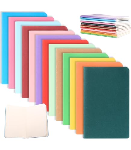 Lot De 3 Petits Carnets De Notes A7 7,5 X 11 Cm - Carnet Poche Avec Marque-Page Et Élastique (Noir, Bleu, Marron)