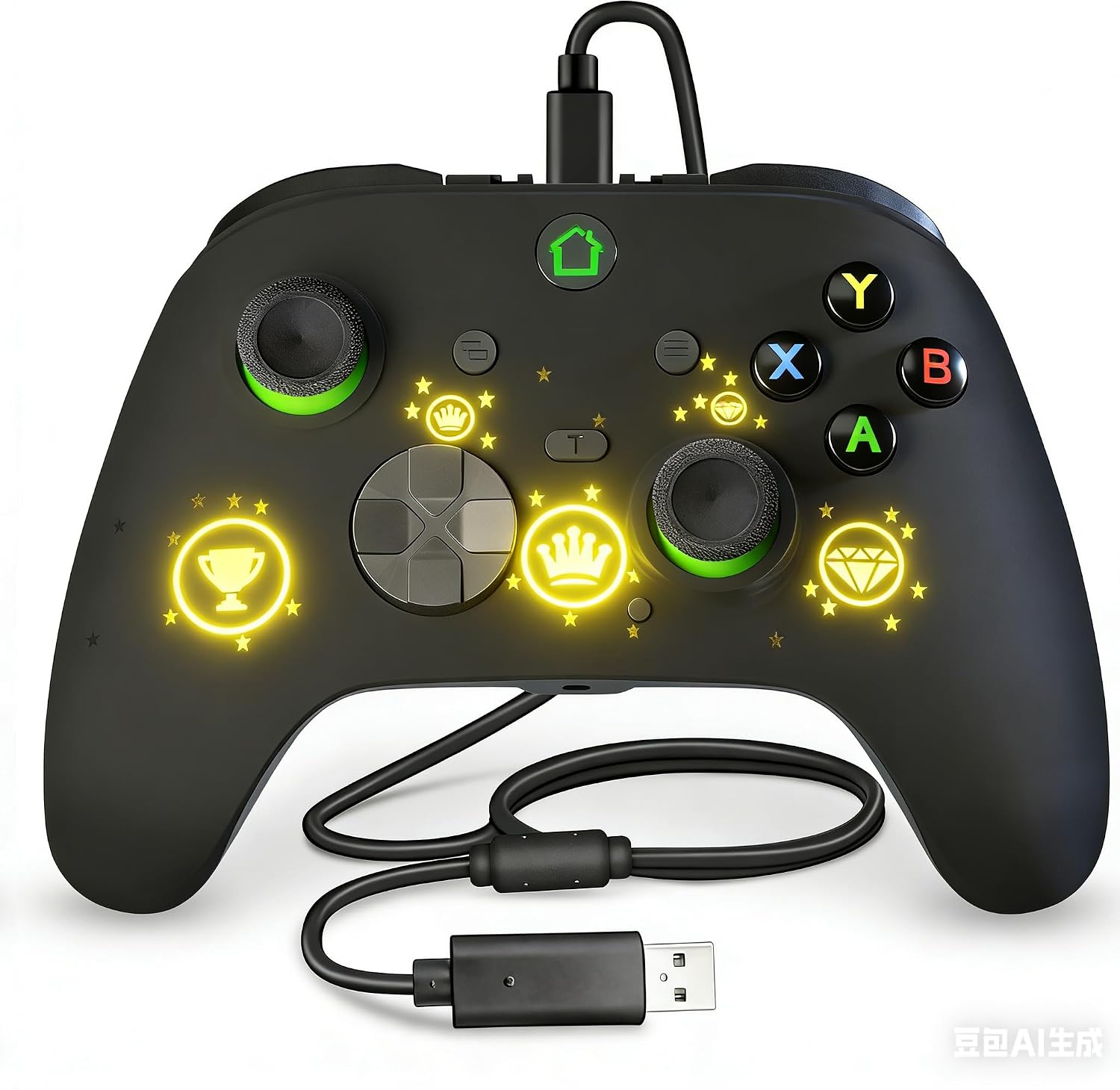 gamtooy pc controller (Black-Crown)