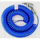 İŞKUR MAKİNA Kompres&ouml;r Spiral 15 Metre Hava Hortumu ve Tabancası