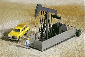 Walthers, Inc. 933-3248 Cornerstone HO Scale Model Walking Beam/Horse Head Oil Pump 1:160 N, 2-3/4 x 1 x 1-13/16" 6.8 x 2.5 x 4.5cm