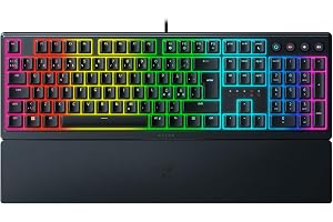 Razer Ornata V3 - Gaming-tangentbord med låg profil (Mecha-Membrane Switch, UV-belagda knappsatser, magnetiskt Soft-Touch han