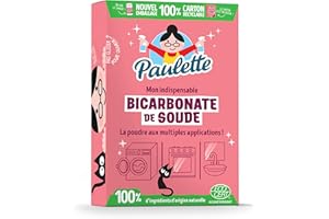 Paulette - Bicarbonate de Soude - Nettoie en Douceur, Ravive les Couleurs, Neutralise les Mauvaises Odeurs - Authentique et Naturel, Ecocert - 500gr