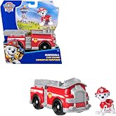 PAW PATROL, Marshall oyun fig&uuml;rl&uuml; itfaiye arabası (s&uuml;rd&uuml;r&uuml;lebilir temel ara&ccedil;/ana ara&ccedil;), 3 yaşından b&uuml;y&uuml;k &ccedil;ocuklar i&ccedil;in oyunca