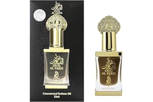 MY PERFUMES Oud Al Faris Arabiyat - Olio profumato concentrato per uomini e donne, unisex, 12 ml, prodotto negli Emirati Arabi Uniti