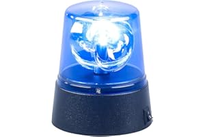‎LUNARTEC Lunartec Blaulicht: LED-Partyleuchte im Blaulichtdesign, 360°-Beleuchtung, Batteriebetrieb (Blaulicht Batterie, batteriebetrieben, Warnleuchte)