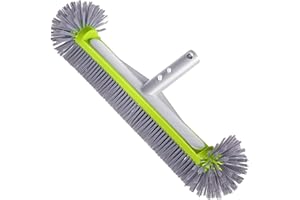 BERELIN 17,5″ Poolbürste für Folienpool, Pool Reinigungs Bürste mit Halbkugelförmigen Borsten, Bodenbürste für Badezimmer, Bürste Reinigung Breit für Poolwänden und Stufen (NO Pole)